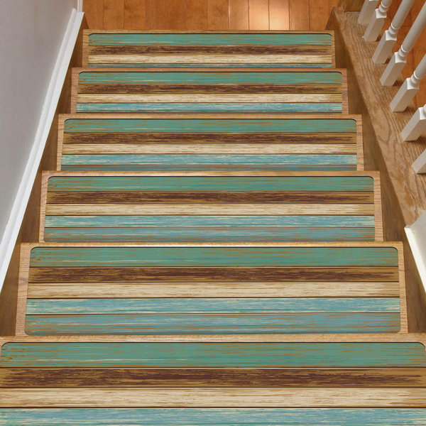 Latitude Run® Aamari Blue Stair Tread Wayfair